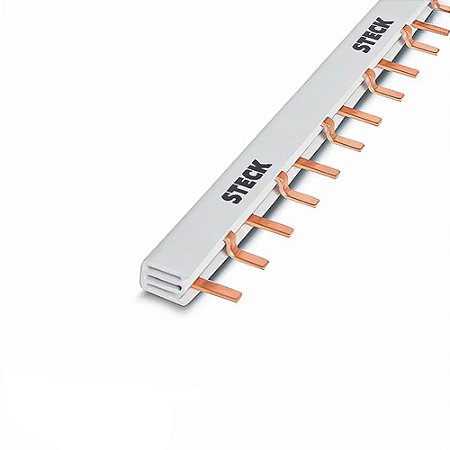 BARRAMENTO FASE 80A BIFASICO 57P 1000MM STECK
