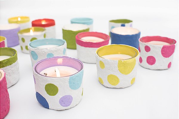 Porta Vela Papier Petit Multi