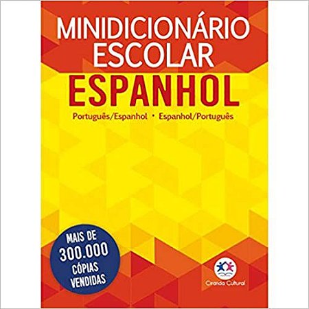 Ciranda Cultural Minidicionário escolar Espanhol (papel off-set): Português - Espanhol, Laranja Cultural,