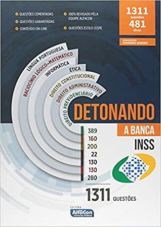 INSS. 1311 Questões 481 Dicas - Coleção Detonando a Banca