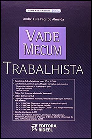 Vade Mecum Trabalhista Almeida, Andre L. Paes de