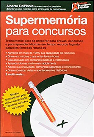 Super Memória Para Concursos - Col. Concursos Públicos