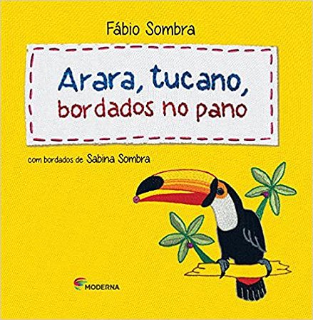 Arara, Tucano, Bordados no Pano USADO Fábio Sombra