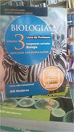 Biologia volume 3 biologia das populacoes livro do mestre USADO José Mariano and Gilberto Rodrigues