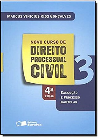 Novo Curso De Direito Processual Civil - Volume 3 USADO Gonçalves, Marcus Vinicius Rios