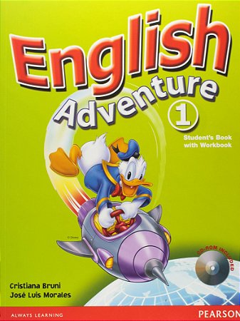 English Adventure Level 1 Student Book with CD-Rom [Paperback] Morales, José Luis and Bruni, Cristina