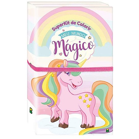 SUPER KIT DE COLORIR MEU MUNDO LIVRO INFANTIL