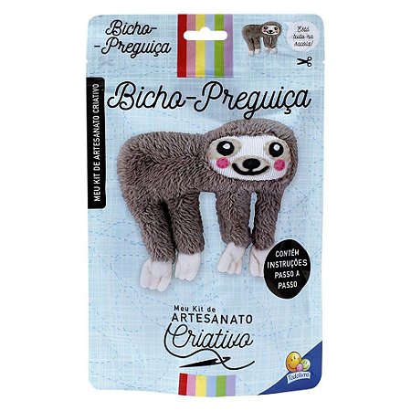 MEU KIT DE ARTESANATO CRIATIVO BICHO PREGUIÇA