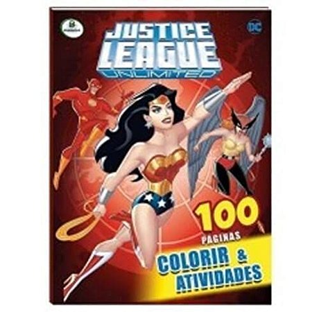 JUSTICE LEAGUE UNLIMITED COLORIR E ATIVIDADES