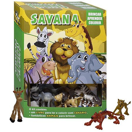 Brincar-aprender-colorir II: Savana