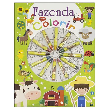 Cores em Ação! Fazenda para Colorir
