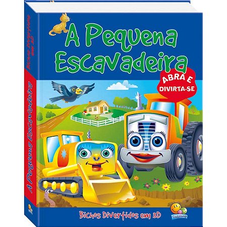 Bichos divertidos em 3D: Pequena escavadeira