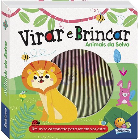 Virar e Brincar: Animais da Selva Capa dura