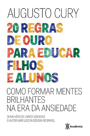 20 regras de ouro para educar filhos e alunos Capa dura
