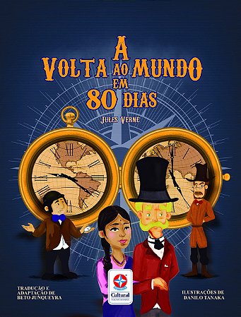 A volta ao mundo em 80 dias Acabamento especial – Conjunto de caixa