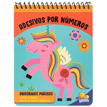 Adesivos por Números: Unicórnios Mágicos