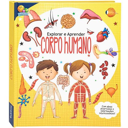 Explorar e Aprender - Um livro com abas: Corpo Humano Capa dura
