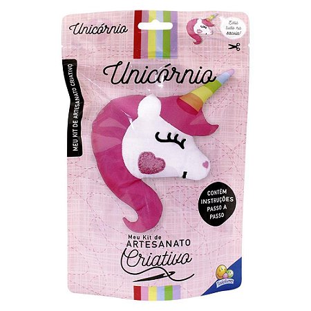 Livro-kit de Artesanato Criativo: Unicórnio
