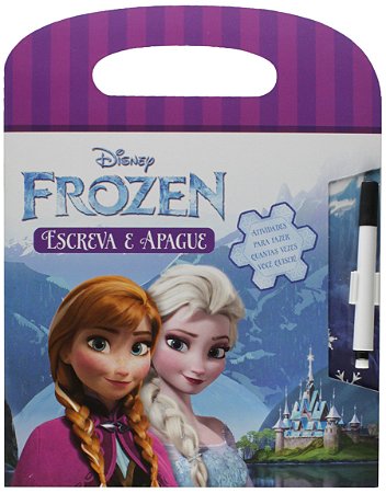 DISNEY FROZEN ESCREVA E APAGUE LIVRO INFANTIL
