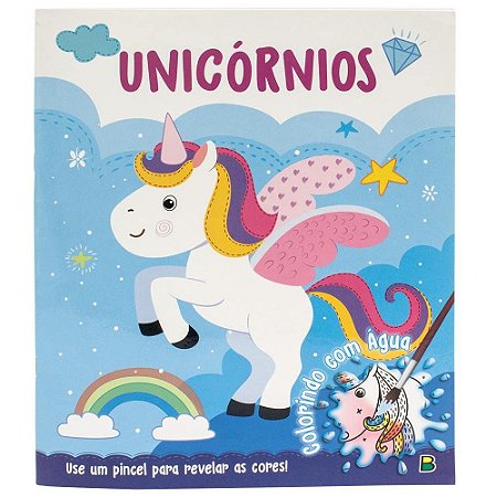 Colorindo com Água: Unicórnios