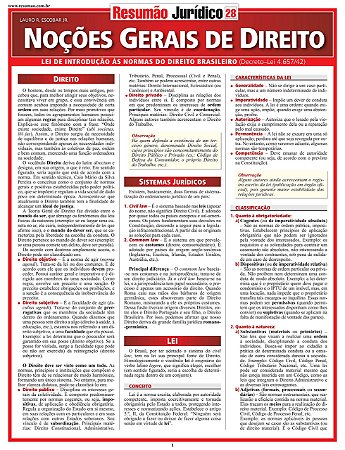 Noções Gerais do Direito