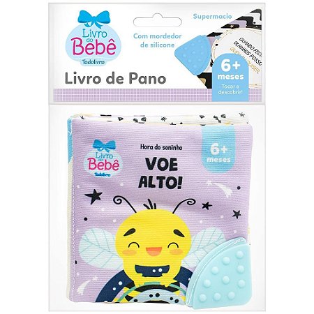 Hora do soninho: Voe Alto! Livro de pano – Livro interativo