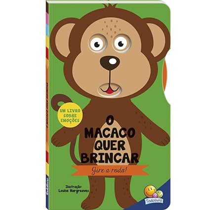 GIRE O DISCO UM LIVRO SOBRE EMOCOES MACACO