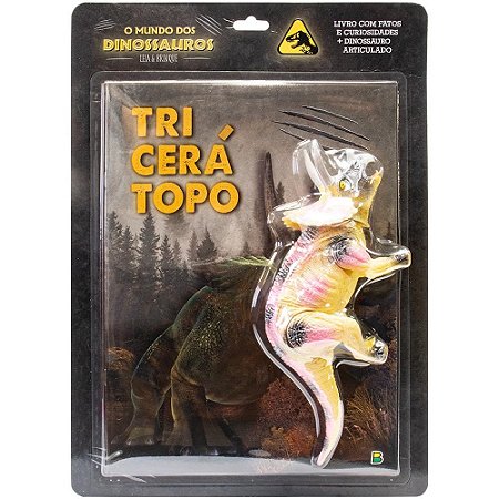 MUNDO DOS DINOSSAUROS, O - LEIA & BRINQUE: TRICERÁTOPO