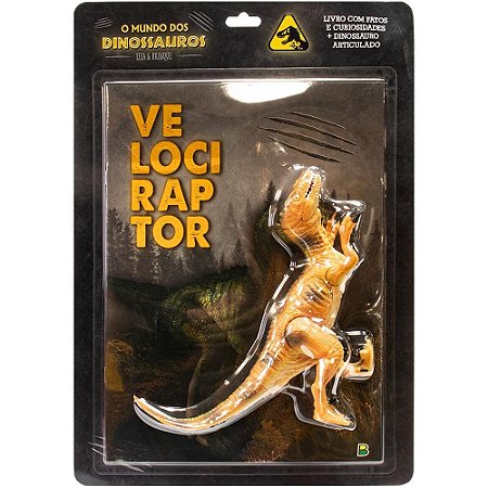 MUNDO DOS DINOSSAUROS, O - LEIA & BRINQUE: VELOCIRAPTOR