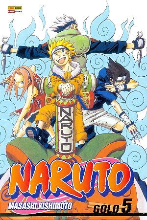 Naruto Gold Vol. 5 Capa comum