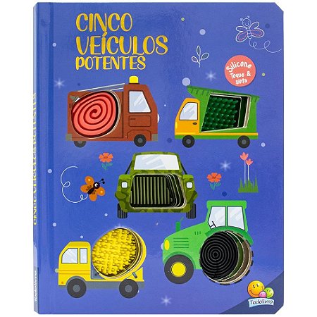 Esconde Esconde animado Toque Sinta Cinco Veículos Potentes
