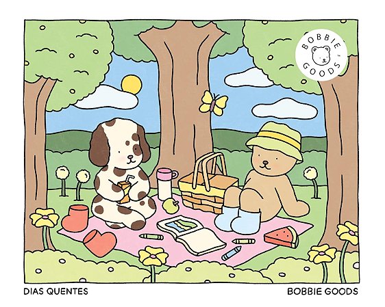 Dias quentes Spring Summer – colorir - oficial Bobbie Goods