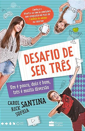 O desafio de ser três Capa comum