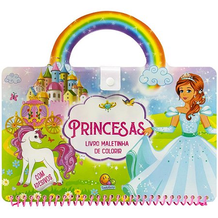 Livro Maletinha de Colorir: Princesas