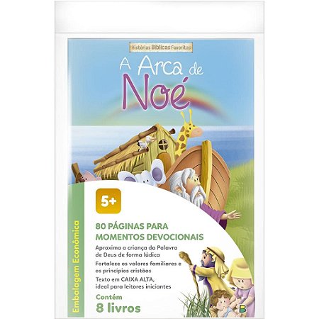 Histórias Bíblicas Favoritas-Kit c/8 Und
