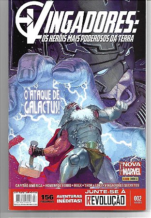 Vingadores 002 - O Ataque de Galactus Capa comum