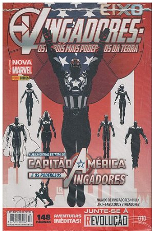 Vingadores  A Sensacional Estreia de Capitão América Nº10