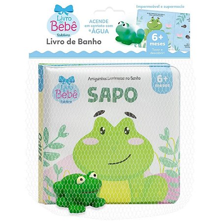 AMIGUINHOS LUMINOSOS NO BANHO: SAPO