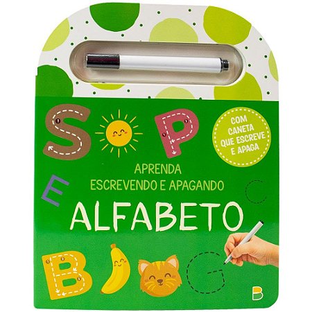 APRENDA ESCREVENDO E APAGANDO: ALFABETO