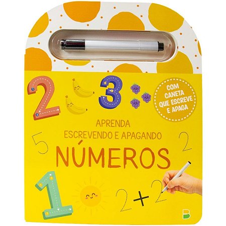 APRENDA ESCREVENDO E APAGANDO: NUMEROS