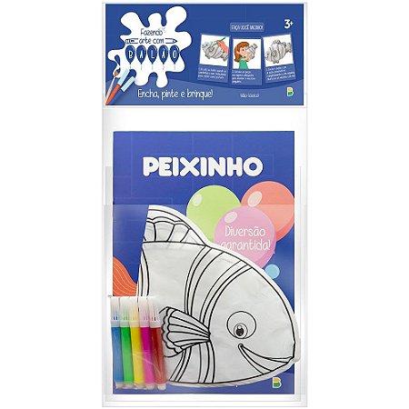 FAZENDO ARTE COM BALAO! ATIVIDADES & COLORIR: PEIXE