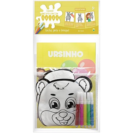 FAZENDO ARTE COM BALAO! ATIVIDADES & COLORIR: URSO