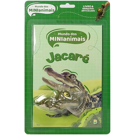 MUNDO DOS MINIANIMAIS - LEIA & BRINQUE: JACARE