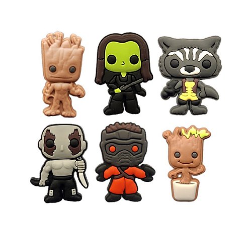 Pins / Botons Para Crocs Kit Guardiões Da Galáxia