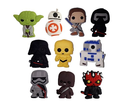 Pins / Botons para Crocs Kit Star Wars