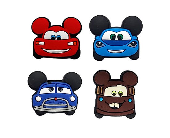 Pins / Botons para Crocs Kit Filme Carros Disney