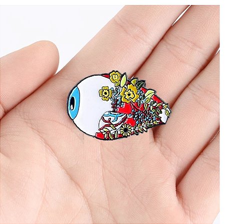 Broche Pin Botton Olho Oftalmologia Oftalmo Medicina Visão