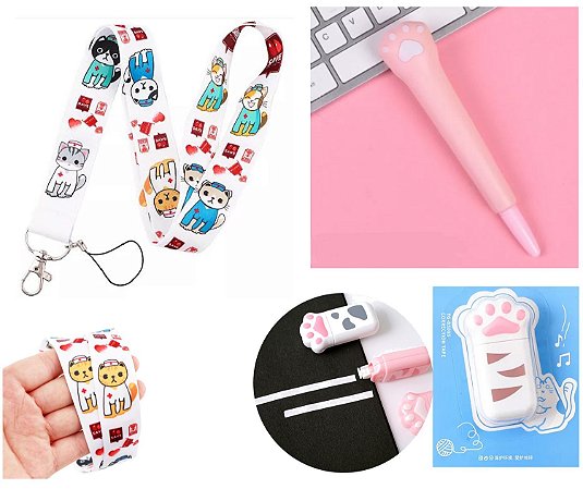 Kit Presente Pets Estudantes Saúde Medicina Enfermagem