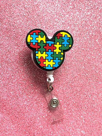 Crachá Retrátil (roller clip) Símbolo TEA