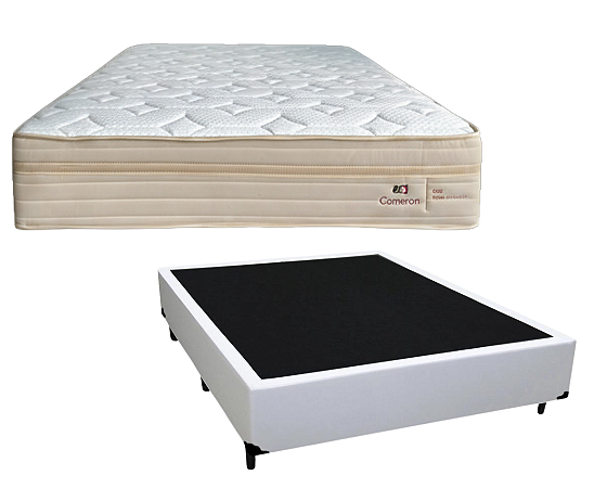 Conjunto Box Casal (Colchão Cameron Pillow Euro Probel + Base Box)